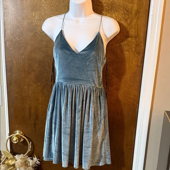 blue velvet dress forever 21 EXOTIC BLUE MAXI SUN DRESS – Sophia Alexia main image 0